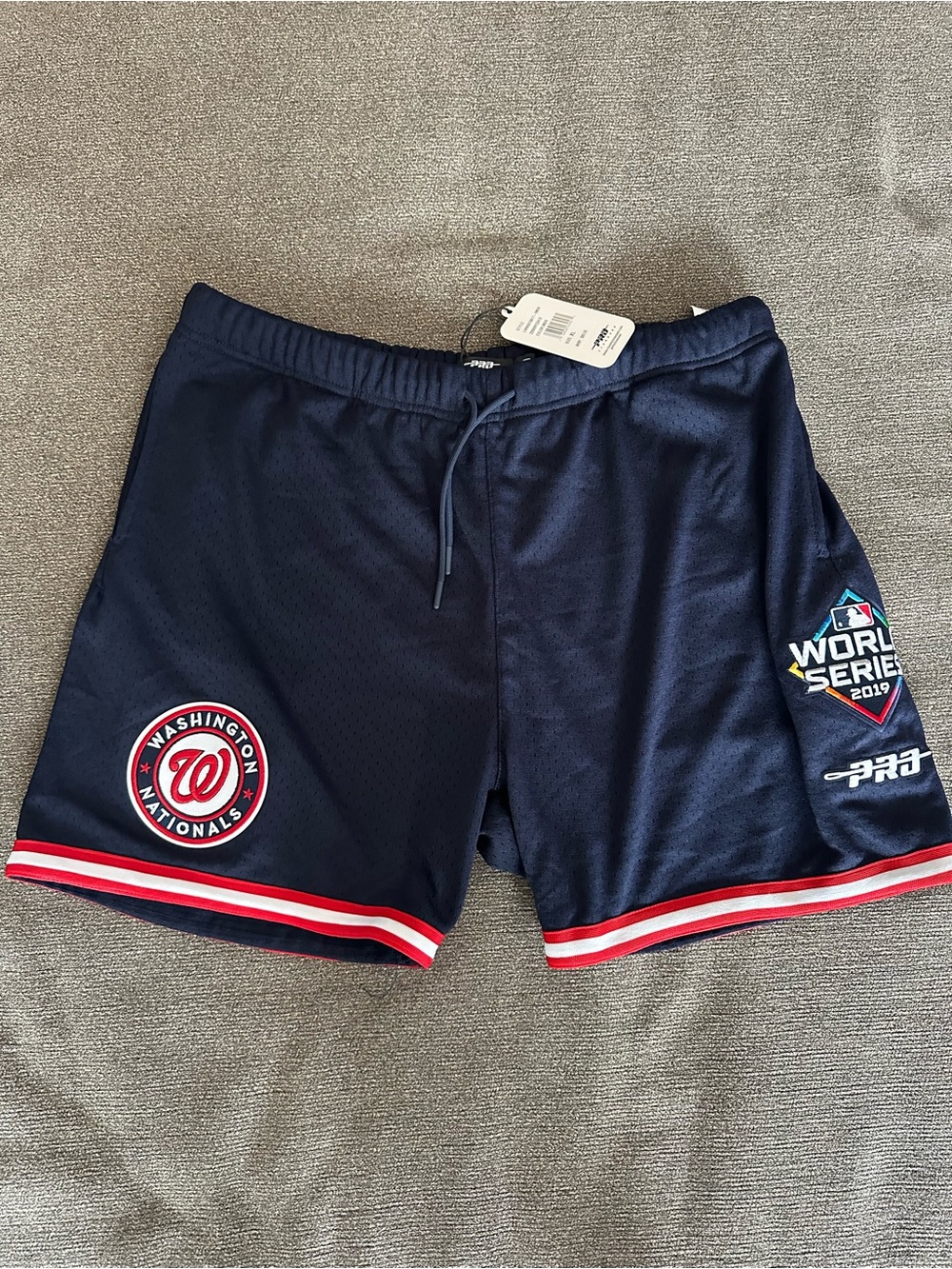 Washington Nationals 2019 World Series Pro Standard Shorts XL NWT